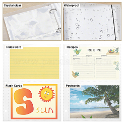 PP Plastic with Iron Loose-leaf File Folders&nbsp;AJEW-WH0481-737