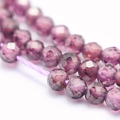 Natural Garnet Beads Strands&nbsp;G-O166-13A-2mm