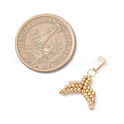 Glass Seed Beaded Mermaid Tail Glass Charms&nbsp;PALLOY-MZ00975
