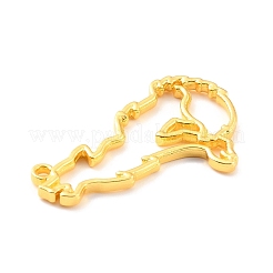 Alloy Open Back Bezel Pendants&nbsp;FIND-B005-11G