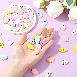 30Pcs Opaque Resin Pendants&nbsp;RESI-YW0005-31