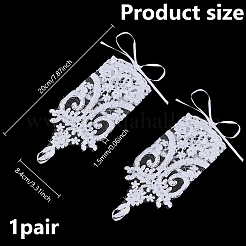Polyester Lace Sleeve for Women Girl&nbsp;AJEW-WH0348-689B