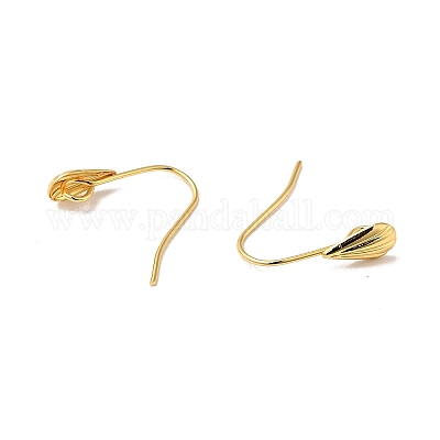 Brass Earring Hook&nbsp;KK-C003-01G-1