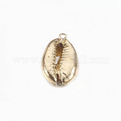 Electroplated Shell Pendants&nbsp;BSHE-E024-02-1