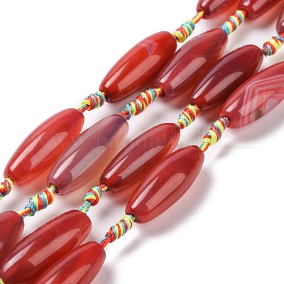 Natural Agate Beads Strands&nbsp;G-K334-01A-1