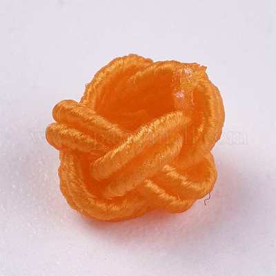 Polyester Weave Beads&nbsp;WOVE-K001-A-1