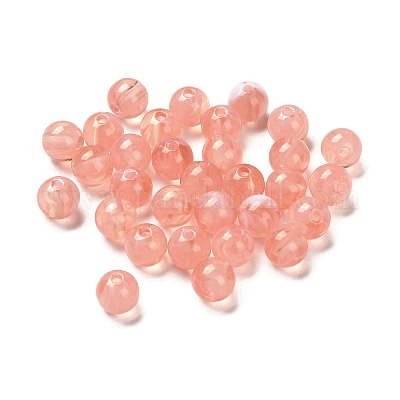 Imitation Jade Acrylic Beads&nbsp;MACR-G066-01C-1
