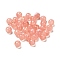 Imitation Jade Acrylic Beads, Round, Light Coral, 8mm, Hole: 1.8mm, about 1886pcs/500g