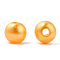 Spray Painted ABS Plastic Imitation Pearl Beads, Round, Dark Orange, 6x5.5mm, Hole: 1.8mm, about 4540 pcs/500g