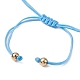 Glass Seed Braided Beads Bracelets&nbsp;BJEW-MZ00115-02-4