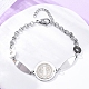 201 Stainless Steel Link  Bracelets&nbsp;BJEW-B078-146P-1
