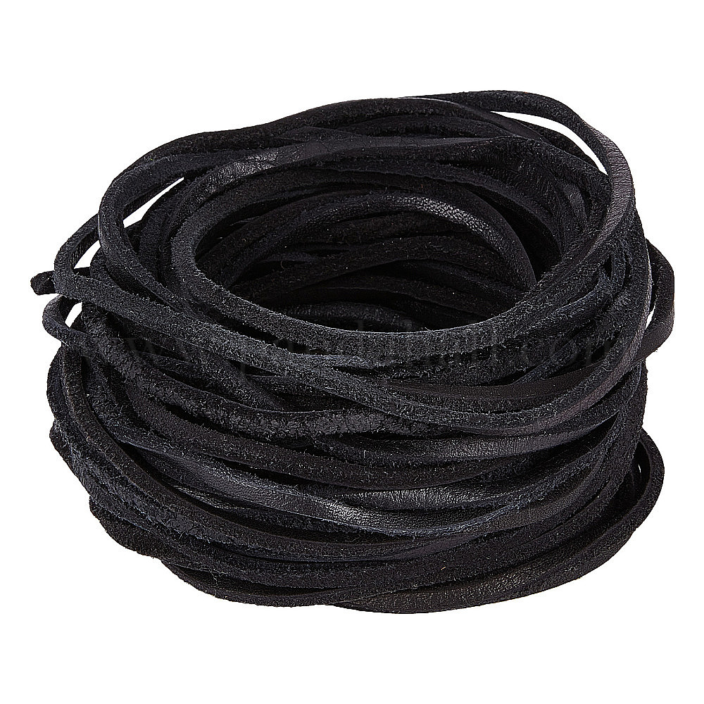 Wholesale Flat Leather Jewelry Cord - Pandahall.com