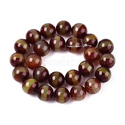 Tibetan Style dZi Agate Beads Strands&nbsp;G-N357-04A-01