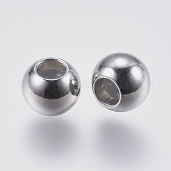 201 Stainless Steel Beads&nbsp;STAS-F195-007P-6mm