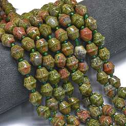 Natural Unakite Beads Strands&nbsp;G-K389-D07-01