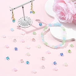 250Pcs 5 Colors Transparent Glass Beads&nbsp;GLAA-YW0005-70