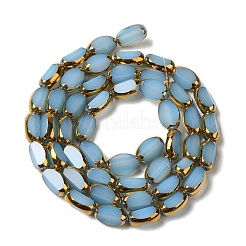 Electroplate Glass Beads Strands&nbsp;X-EGLA-P061-02B-02