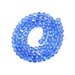 Electroplate Glass Beads Strands&nbsp;EGLA-A044-T6mm-L14