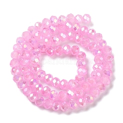 Baking Electroplate Glass Beads Strands&nbsp;DGLA-A039-J6MM-B18