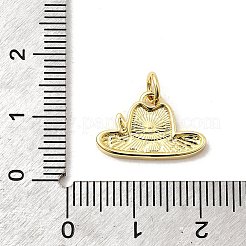 West Cowboy Brass Enamel Pendants&nbsp;KK-A268-04C-G