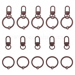 10Pcs Zinc Alloy Baking Paint Swivel Snap Hooks Clasps&nbsp;FIND-TADJ0001-27G