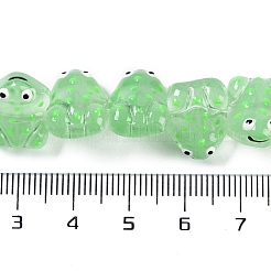 Transparent Glass Enamel Beads Strands&nbsp;GLAA-B021-05B