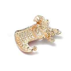 Christmas Alloy Rhinestone Brooch for Backpack Clothes&nbsp;JEWB-I045-01KCG-03