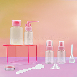 Plastic Empty Refillable Spray Bottle Set&nbsp;AJEW-LP0001-53A