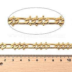 Ion Plating(IP) 304 Stainless Steel Figaro Chains&nbsp;CHS-V001-03G