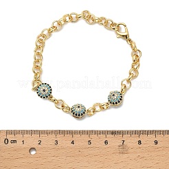 Brass Rolo Chains Bracelets&nbsp;BJEW-B145-04G