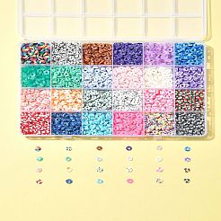 168G 24 Styles Handmade Polymer Clay Beads&nbsp;CLAY-FS0001-38