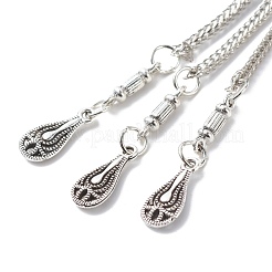 Tibetan Style Alloy Curb Chain Tassel Big Pendants&nbsp;FIND-I025-01E