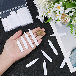 100Pcs 4 Styles PVC Shirt Collar Stays&nbsp;DIY-CN0003-59