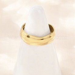 304 Stainless Steel Cuff Rings&nbsp;RJEW-D332-012C-G