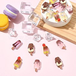 Transparent & Opaque Resin Cabochons&nbsp;CRES-CJC0001-44