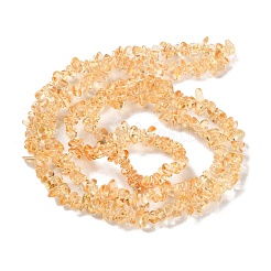 Spray Painted Transparent Glass Beads Strands&nbsp;X-GLAA-P060-01A-10