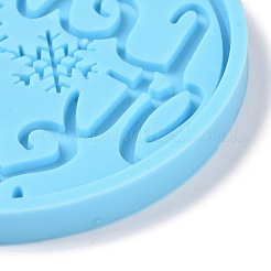 Christmas Ball with Snowflake Pendant Silicone Molds&nbsp;DIY-K051-16