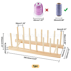 16 Spools Solid Wood Thread Rack&nbsp;ODIS-WH0025-50