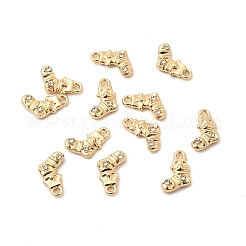Christmas Alloy Rhinestone Charms&nbsp;FIND-G102-01G-02