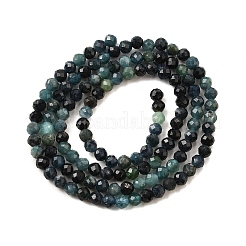 Natural Blue Tourmaline Beads Strands&nbsp;G-G259-D10-3mm