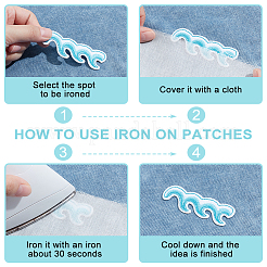 Polyester Cloth Embroidery Sew on Appliques&nbsp;PATC-NB0001-31