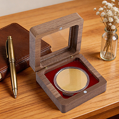 Wooden Badge Packing Magnetic Boxes&nbsp;CON-WH20006-016A-02