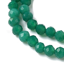 Natural Green Onyx Agate Beads Strands&nbsp;G-C201-B02-3mm
