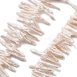 Natural Baroque Keshi Pearl Beads Strands&nbsp;PEAR-P064-02D-02B