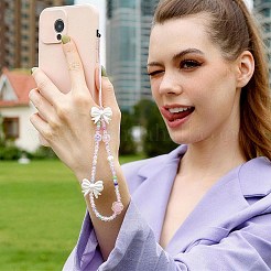 Resin Phone Hand Strap Chains&nbsp;AJEW-WH20072-30G