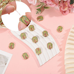 40Pcs Alloy Enamel Beads&nbsp;FIND-CA0011-06A