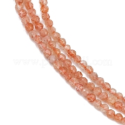 Natural Sunstone Beads Strands&nbsp;G-RM250101-A17