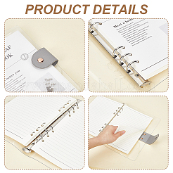 PVC with Iron Loose Leaf Notebook&nbsp;AJEW-WH0481-540B