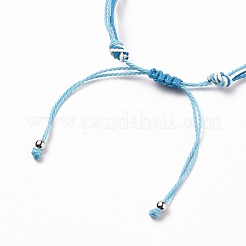Waxed Polyester Cord Braided Bracelets&nbsp;BJEW-JB05663-02