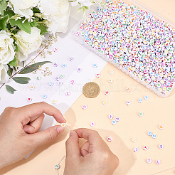 1200Pcs Craft Acrylic Horizontal Hole Letter Beads&nbsp;SACR-PA0001-09